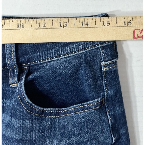 American Eagle Jeans Women's 10 Blue Super High Rise Jegging Stretch Mallsoft - Picture 7 of 8